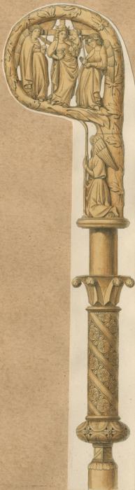 Head of crozier (crosse); known as Crozier of Renaud de Bar (Side 1)