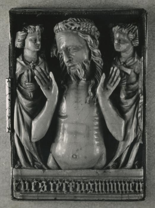 Relief, possibly part of a pax (appliqué; baiser de paix) (Front)