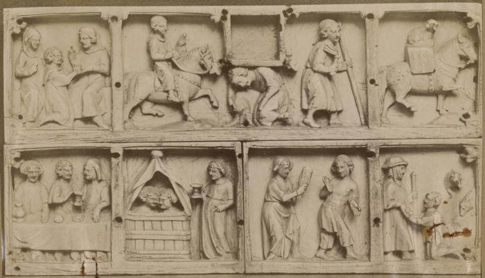 Panels (fragments of a casket; coffret) (Front)