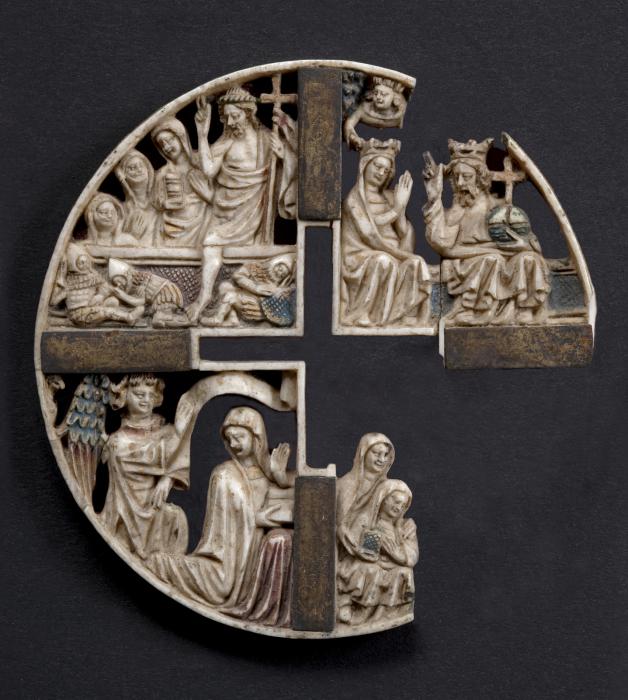 Openwork reliquary medallion (médaillon reliquaire ajouré) (Front)