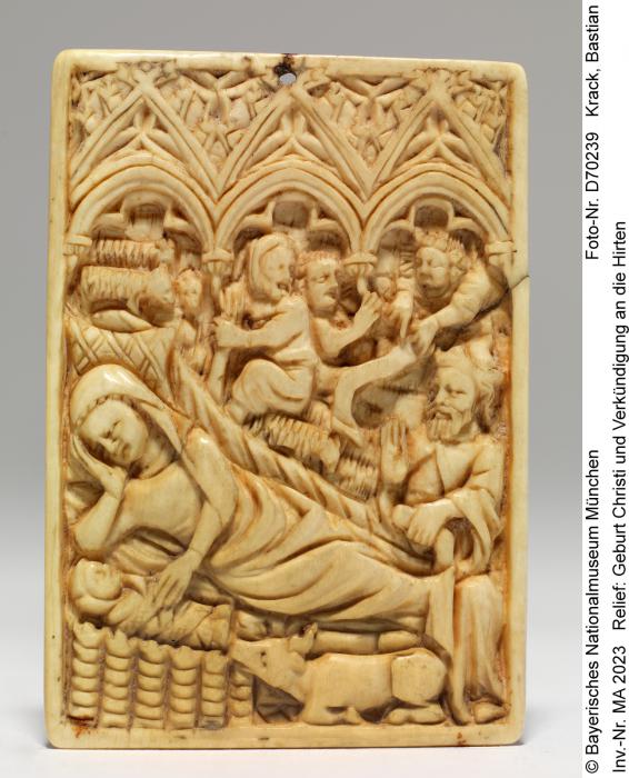 Panel, 1 register, 3 arches across (frise d'arcatures; plaquette) (Front)