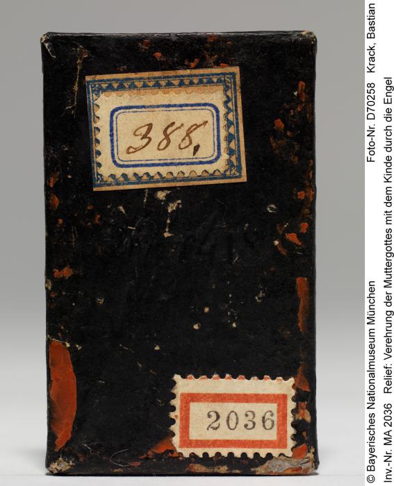 Openwork panel, 1 register (plaque ajourée) (Back)