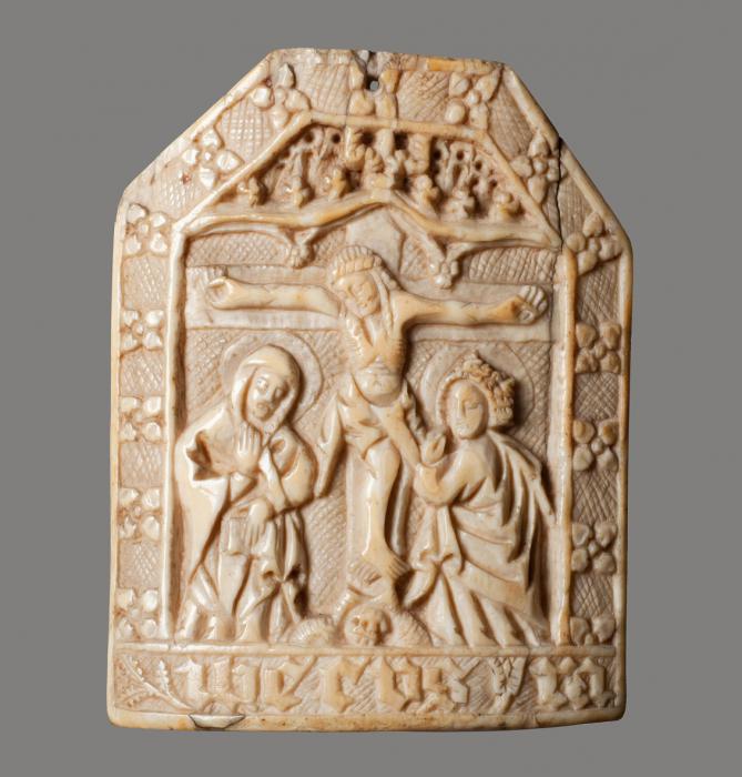 Pax with truncated gable (baiser de paix) (Front)