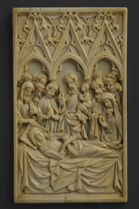 Panel, 1 register, 3 arches across (plaquette; frise d'arcatures) (Front)