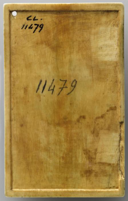 Writing tablet, 1 register, 3 arches across (plaquette; frise d'arcatures) (Back)