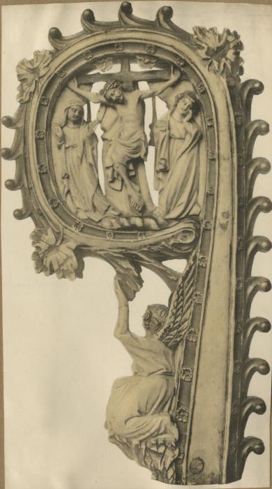 Head of crozier, band of rosettes (décor de roses; crosse); known as the Soltykoff Crozier (Side 1)