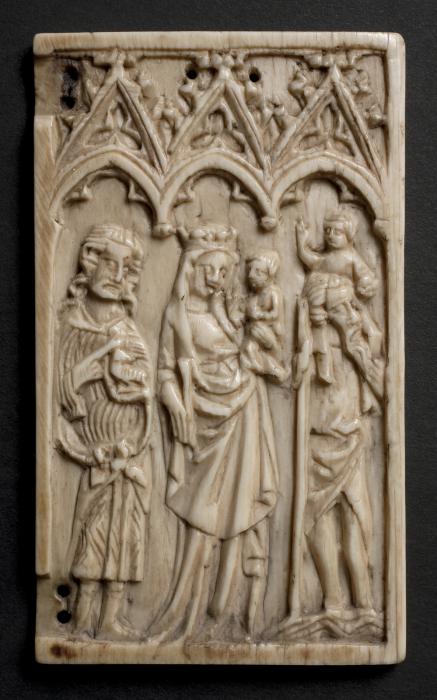 Writing tablet, 1 register, 3 arches across (frise d'arcatures; plaquette; tablette à écrire) (Front)