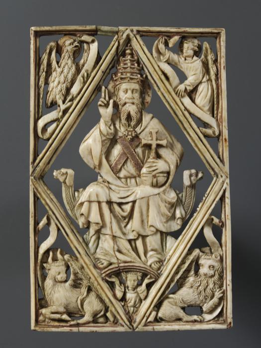 Openwork panel (plaque ajourée); probably used as part of the binding of a book (Front)