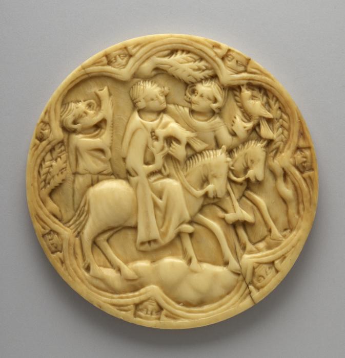 Mirror case, frame of 7 lobes (valve de miroir) (Front)