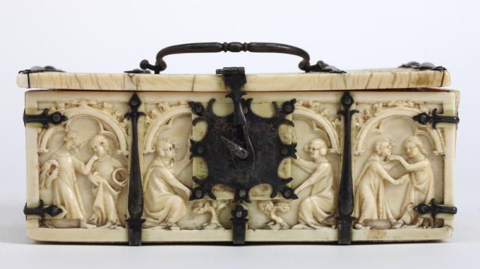 Casket with arches (coffret; frise d'arcatures) (Body, front)