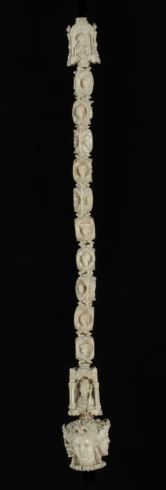 Rosary, 13 beads, 2 and 3 faces (chapelet)