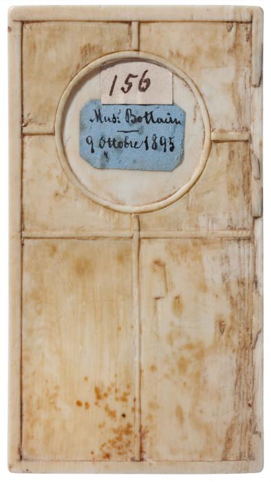 Writing tablet, 2 registers, 4 arches across (frise d'arcatures; tablette à écrire) (Back)