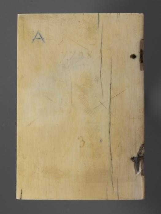 Polyptych, 1 register, with arches (frise d'arcatures; plaquettes) (Wing, right, back, Shepherds)