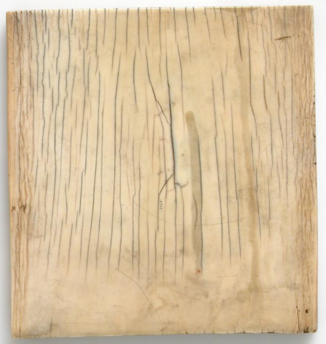 Panel, 1 register, with quatrefoil (quatre-feuilles) (Back)