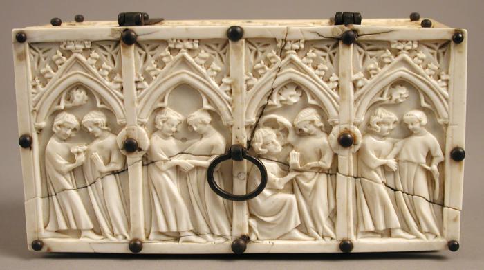 Casket with arches (coffret; frise d'arcatures) (Lid)