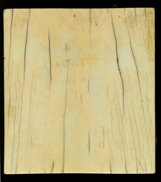 Wing, right (fragment of a diptych), 1 register, 4 arches across (frise d'arcatures; plaquette) (Back)