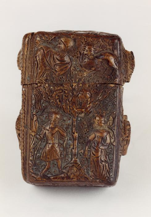 Complete set of 6 writing tablets and 2 covers, with case and stylus (frise d'arcatures; plaquettes; tablettes à écrire)