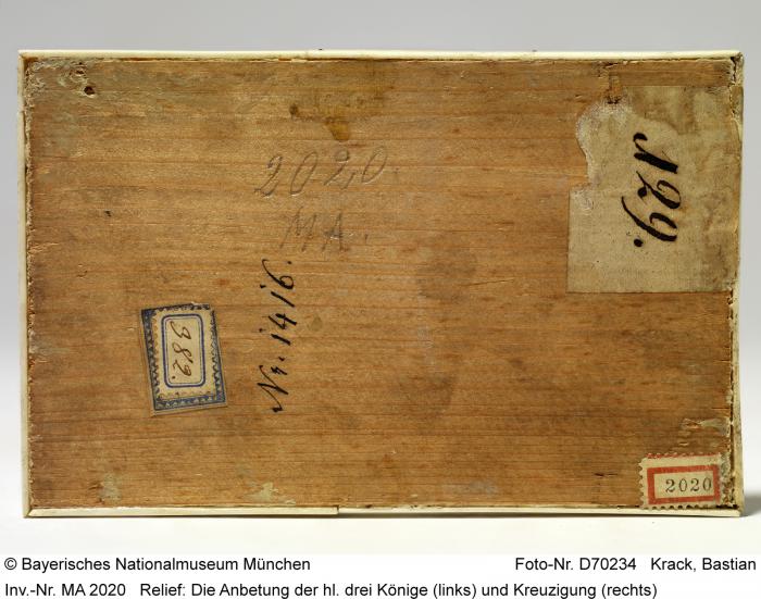 Panels (possibly writing tablets), 1 register, 3 arches across (plaquette; frise d'arcatures; tablettes à écrire) (Back)