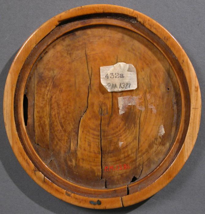 Mirror case, frame of 4 lobes (valve de miroir) (Back)