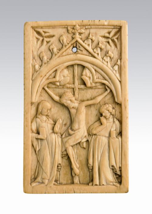 Panel, 1 register, 1 arch across (plaquette) (Front)