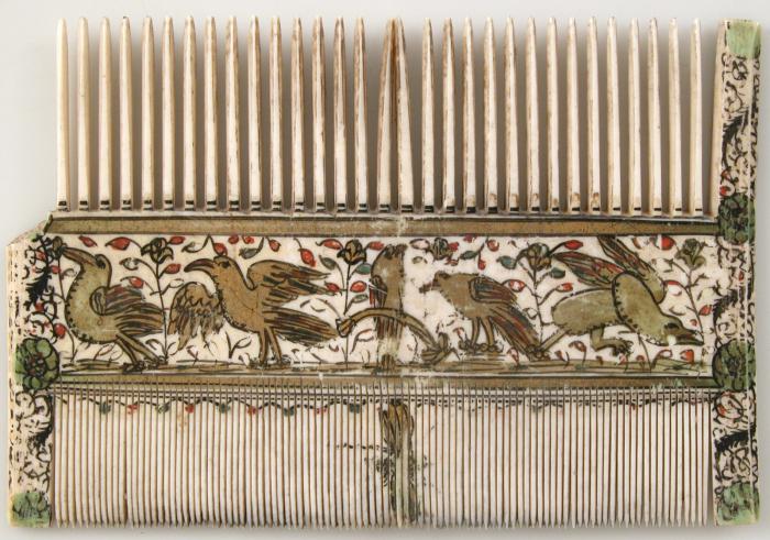 Painted comb (peigne double) (Side 2)