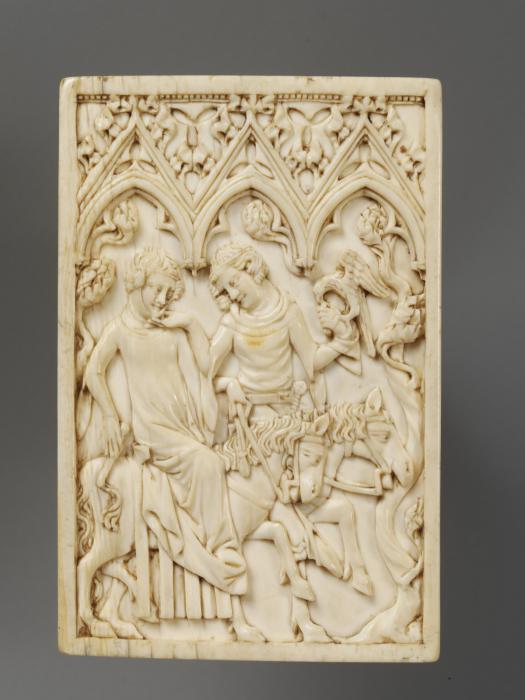 Writing tablet, 1 register, 3 arches across (plaquette; frise d'arcatures; tablette à écrire). (Front)