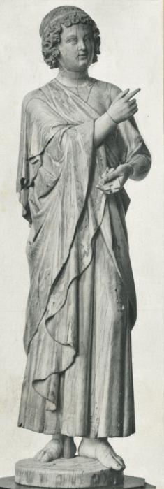 Statuette; also known as Chalandon Angel (Ange Chalandon) (Front)