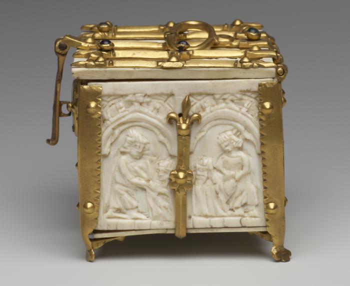 Casket (coffret; frise d'arcatures) (End, right)