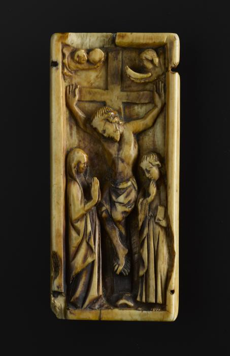 Panel (probably fragment of a triptych), 1 register, 1 arch across (plaquette) (Front)