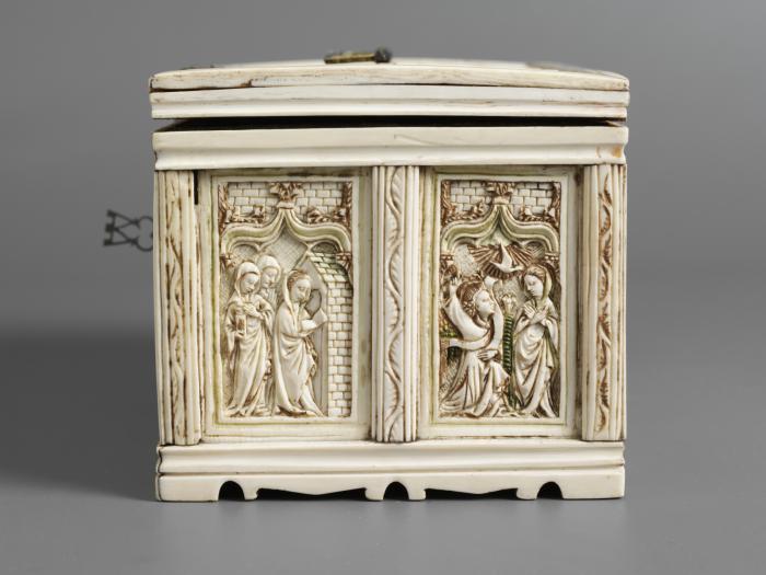 Casket, with ogee arches (coffret) (End, right)