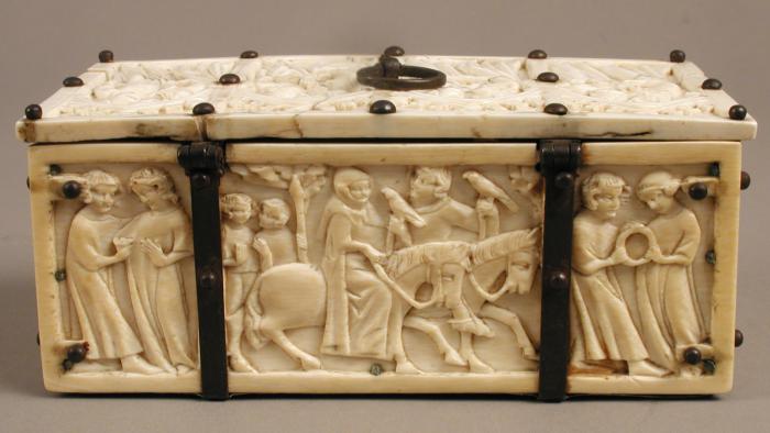 Casket with arches (coffret; frise d'arcatures) (Back)