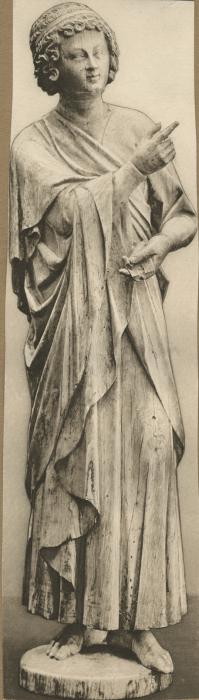 Statuette; also known as Chalandon Angel (Ange Chalandon) (Front)