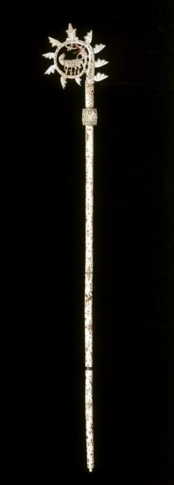 Painted crozier (crosse)