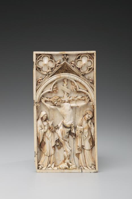 Wing, right (part of a diptych), 1 register, 1 arch across (plaquette) (Front)