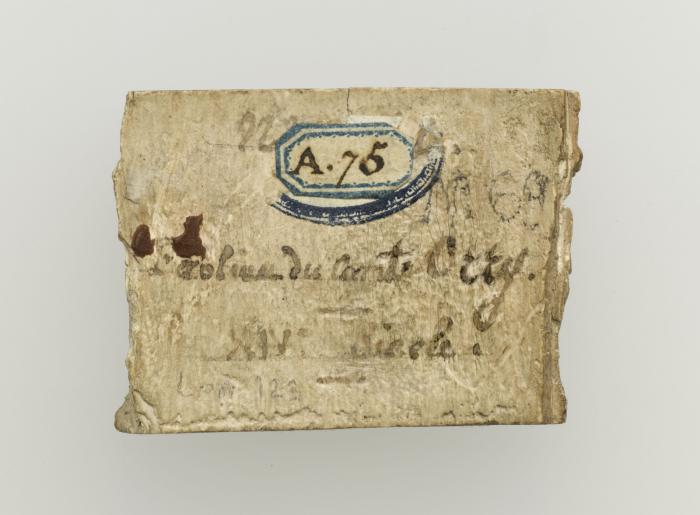 Fragment of a cylindrical box (Back)