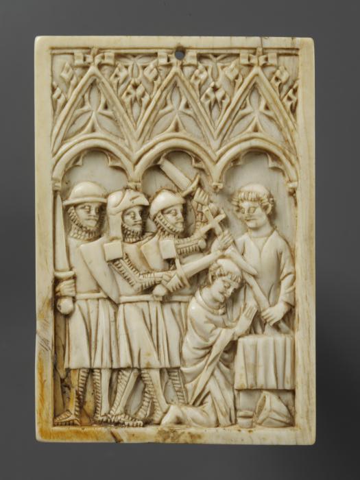 Writing tablet, 1 register, 3 arches across (plaquette; tablette à écrire; frise d'arcatures) (Front)