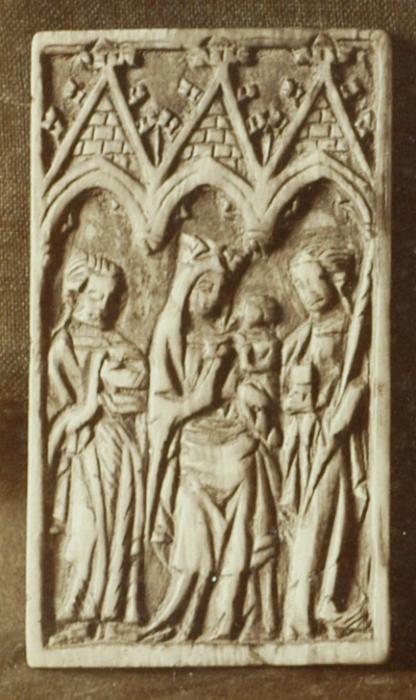 Panel (possibly a writing tablet), 1 register, 1 arch across (plaquette; tablette à écrire) (Front)