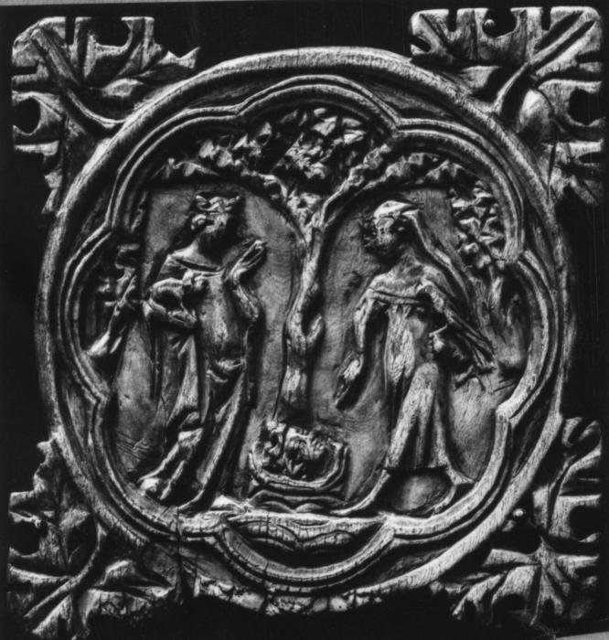 Mirror case, frame of 8 lobes (valve de miroir) (Front)
