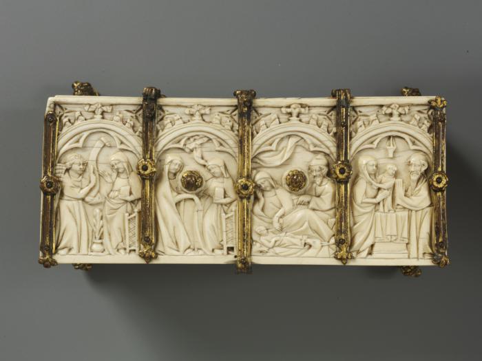 Casket, with arches (coffret; frise d'arcatures) (Lid)