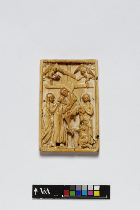 Wing, left (fragment of a diptych), 1 register (plaquette) (Front)