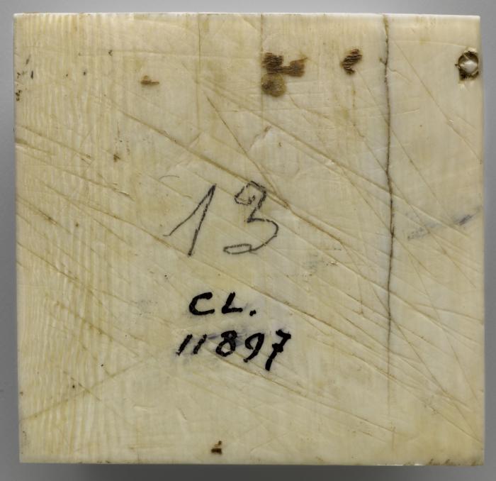Panel, 1 register (possibly fragment of a casket) (Back)