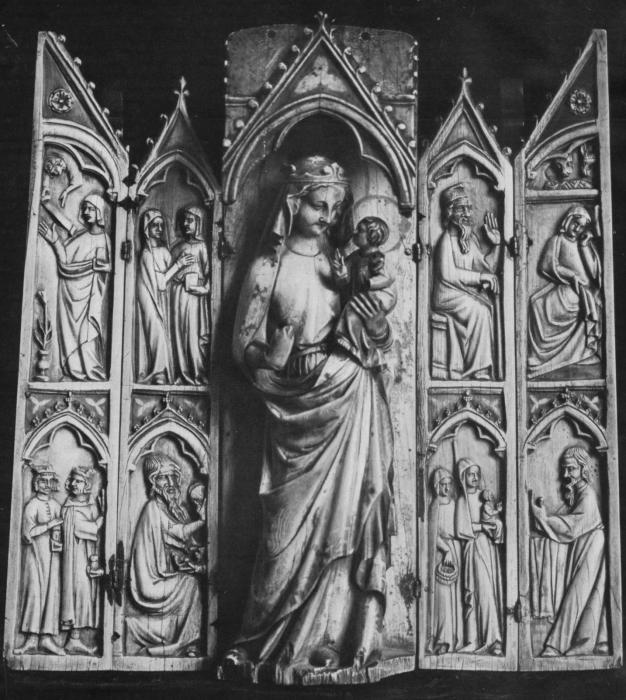 Gabled polyptych (tabernacle) (Front)