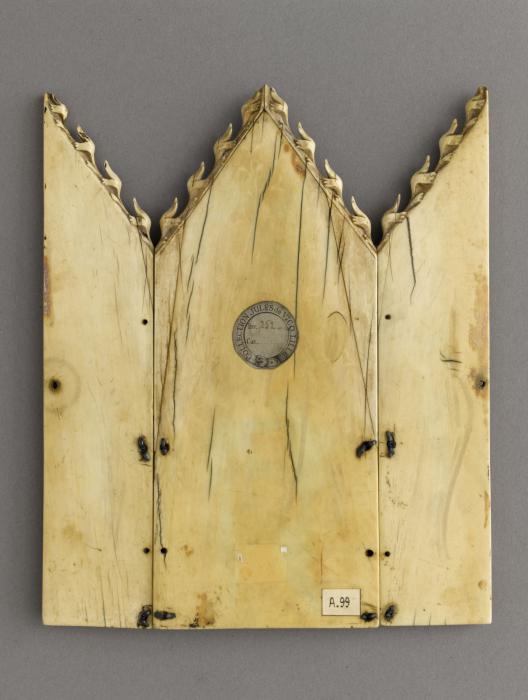 Gabled triptych, 2 registers (Back)