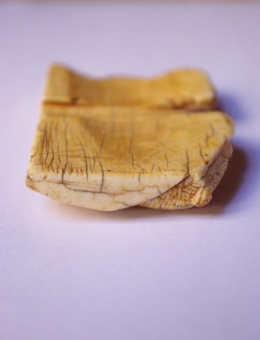 Fragment of pax (baiser de paix) (Side, left)