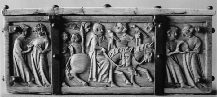 Casket with arches (coffret; frise d'arcatures) (Body, back)