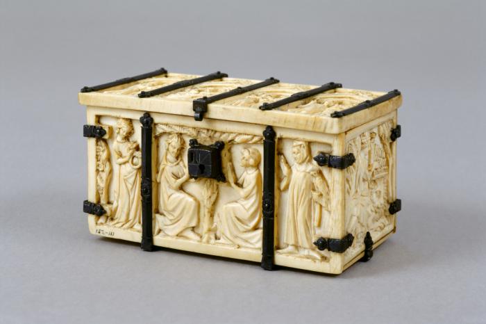 Casket, with arches (coffret; frise d'arcatures)