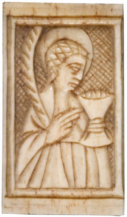 Panel (fragment of a tabernacle?), 1 register (plaquette) (Front)