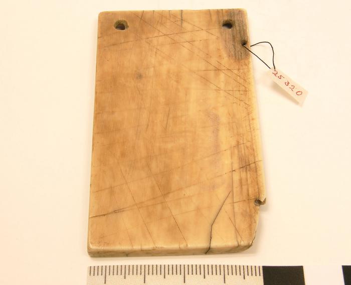 Wing, right (fragment of a diptych), 1 register, 2 arches across (frise d'arcatures; plaquette) (Back)