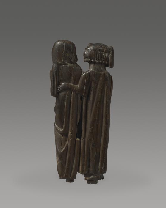 Fragment of hair parter (manche de gravoir) (Back)