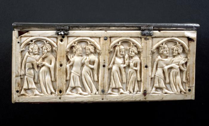 Casket with arches (coffret; frise d'arcatures) (Body, back)